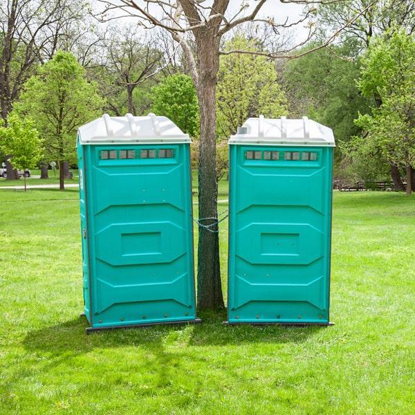 if a long-term portable toilet requires maintenance or repairs, call the rental company immediately to schedule service